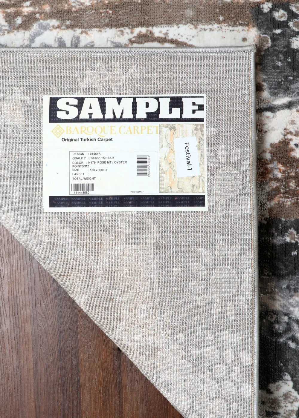 Distressed Modern Oushak Rug