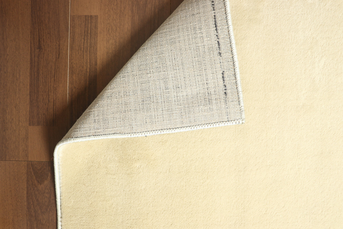 Beige Plain Rug