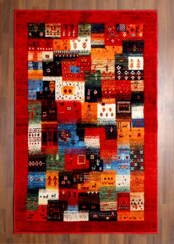 Vintage Tribal Area Rug