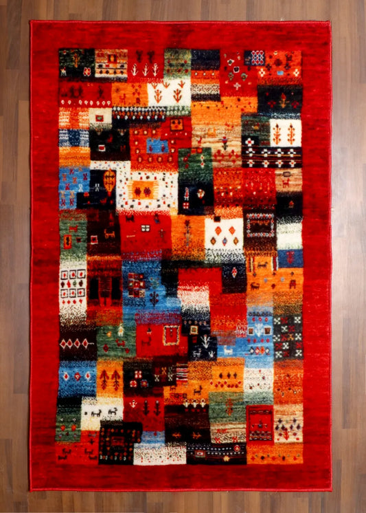 Vintage Tribal Area Rug