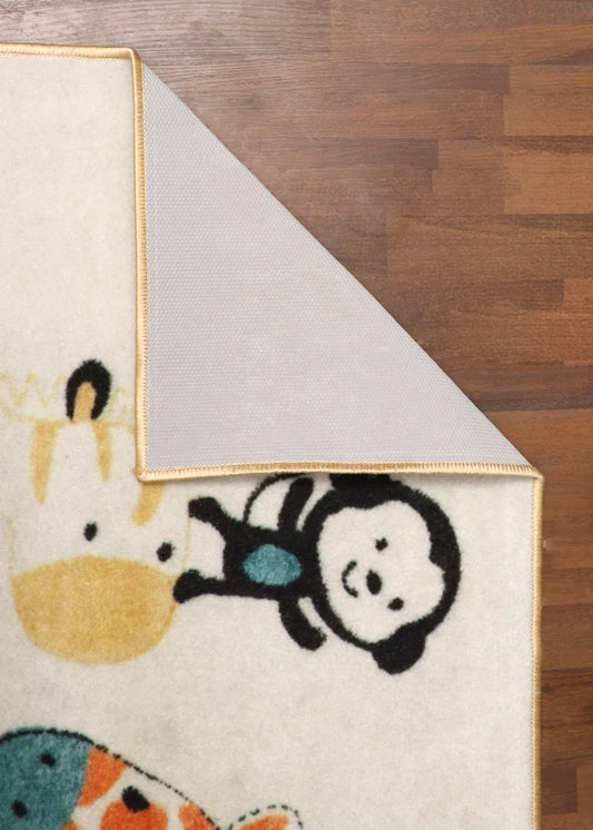 Safari Friends Plush Kids Rug