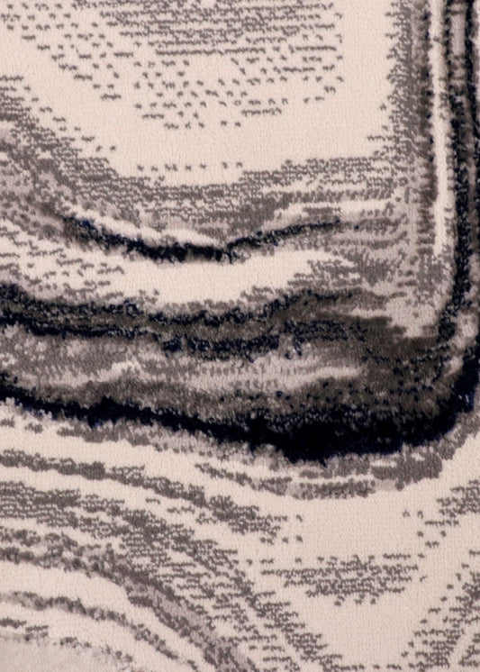 Modern Marble Wavy Turkish Area Rug