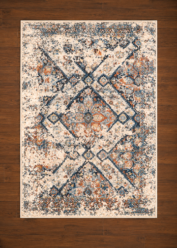 Diamond Medallion Turkish Style Area Rug