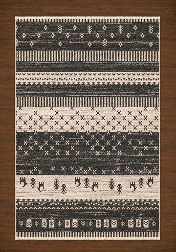 Terracotta & Sage Vintage Turkish Rug