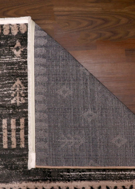 Terracotta & Sage Vintage Turkish Rug