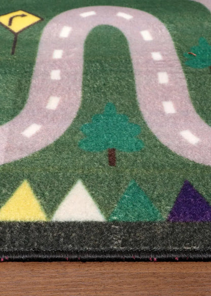 Race Track Play Rug