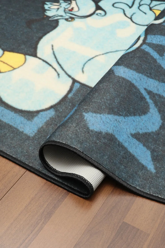 Premium Blue Aladin Print Rug