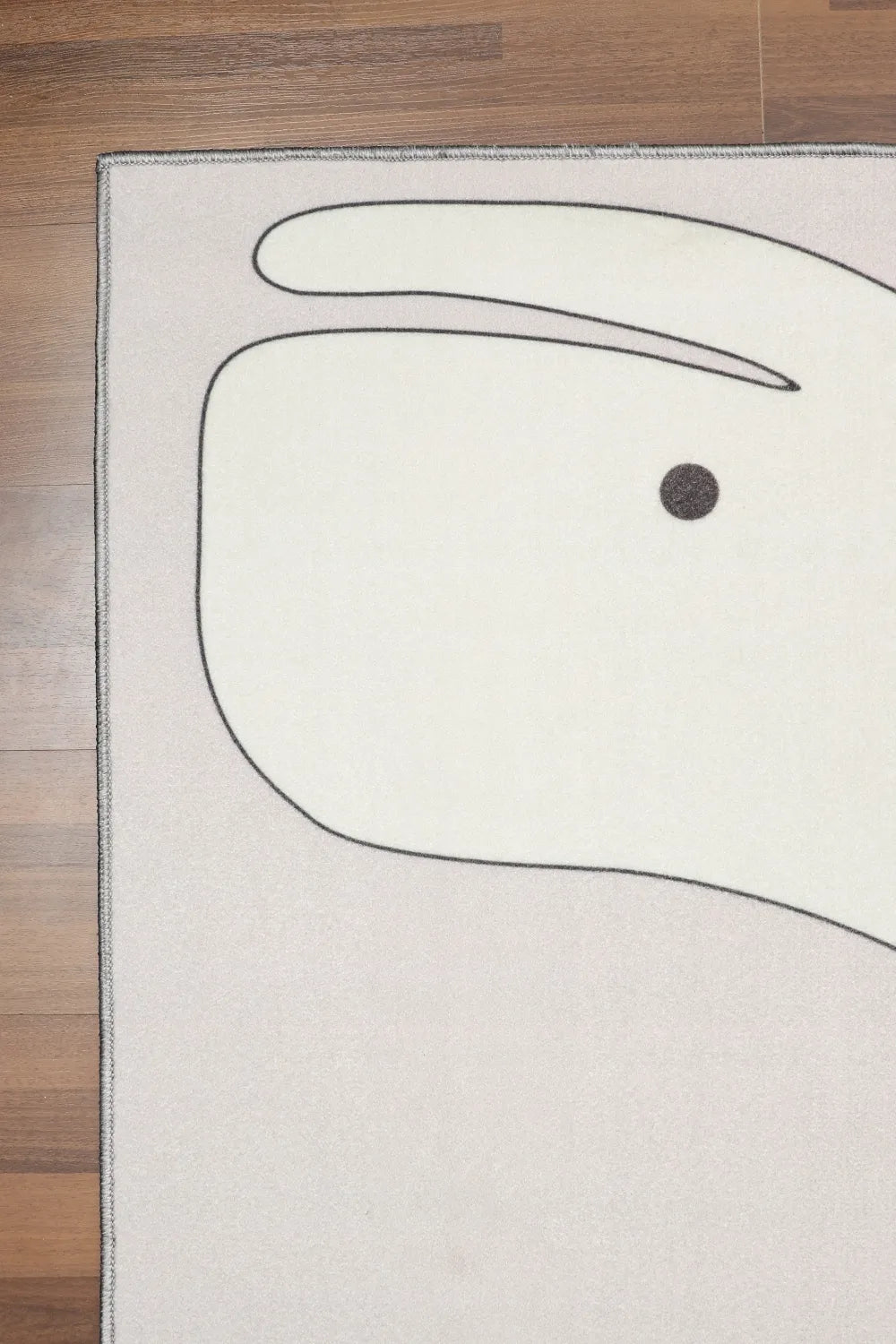 Multi Color Whale With Sea Ship Print Rug