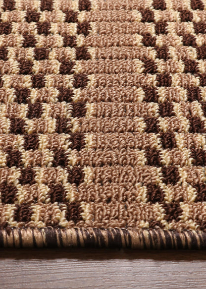 Tufted Door Mat with dot felt back