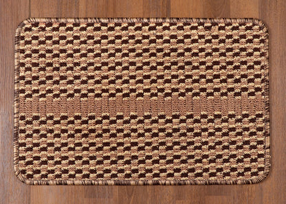 Tufted Door Mat with dot felt back