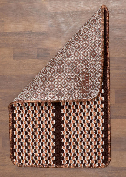 Tufted Door Mat with dot felt back