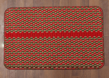 Tufted Door Mat with dot felt back