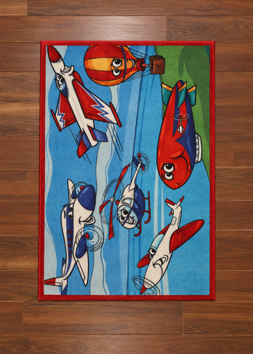 Sky Adventures Kids Non-Woven Rug