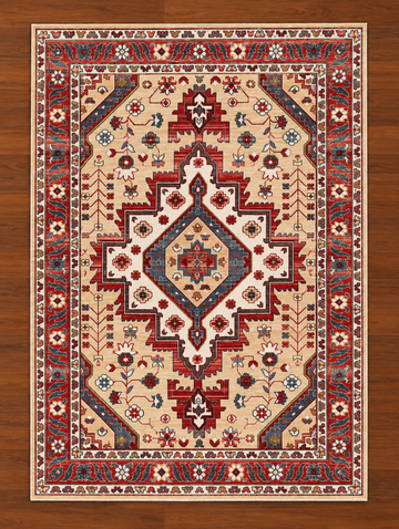 Azure Anatolian Turkish Rug
