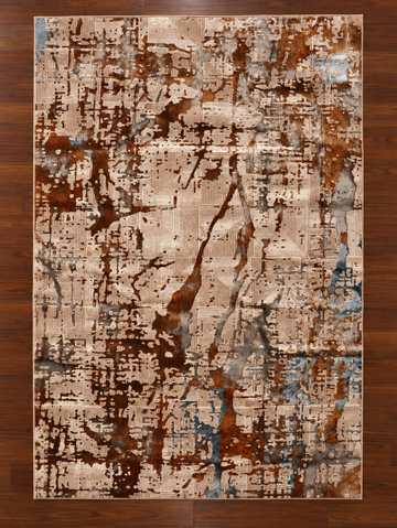 Copper Slate Turkish Rug