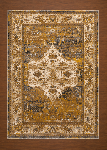 Ivory Ottoman Grandeur Turkish Rug