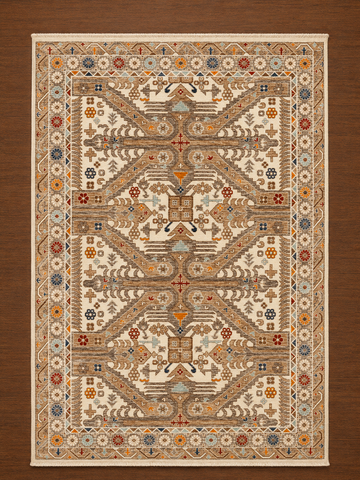 Geometric Tribal Turkish Heritage Rug