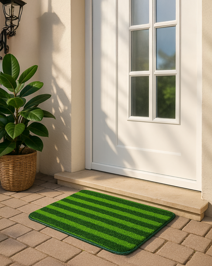 Big Stripes Artificial Grass Door Mat