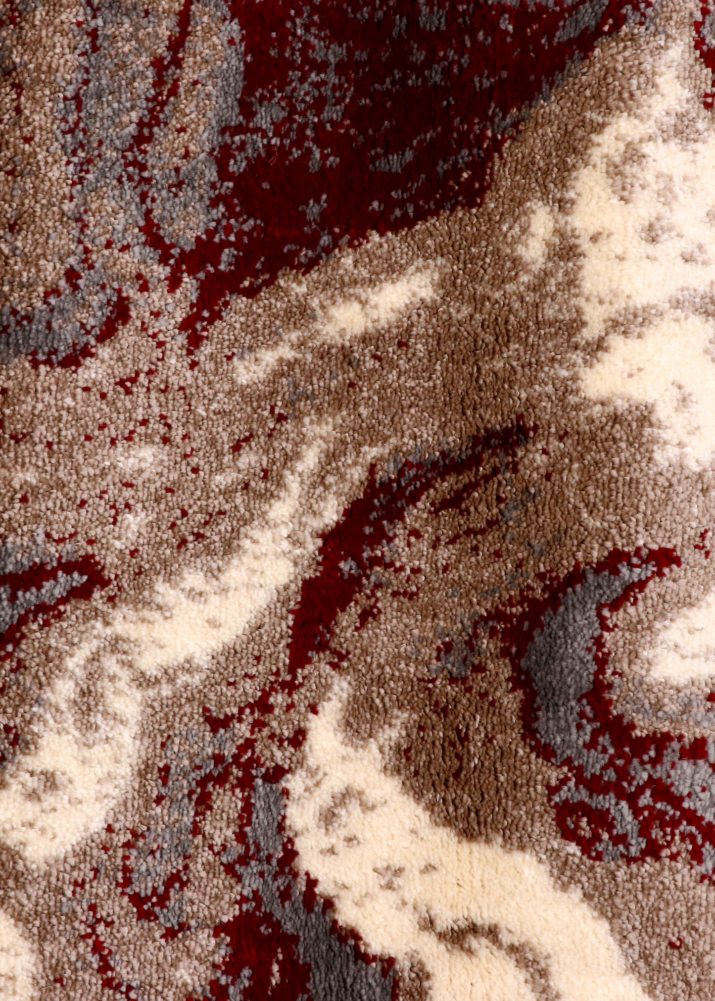 Abstract Marble Earth-Tone Multi-Color Runner