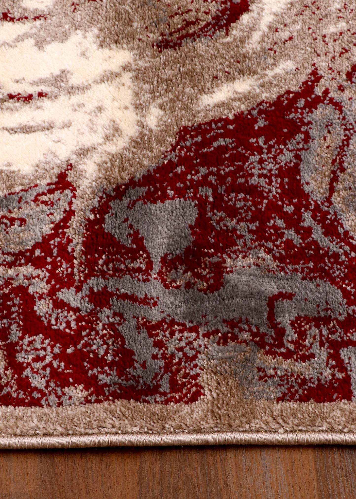 Abstract Marble Earth-Tone Multi-Color Runner