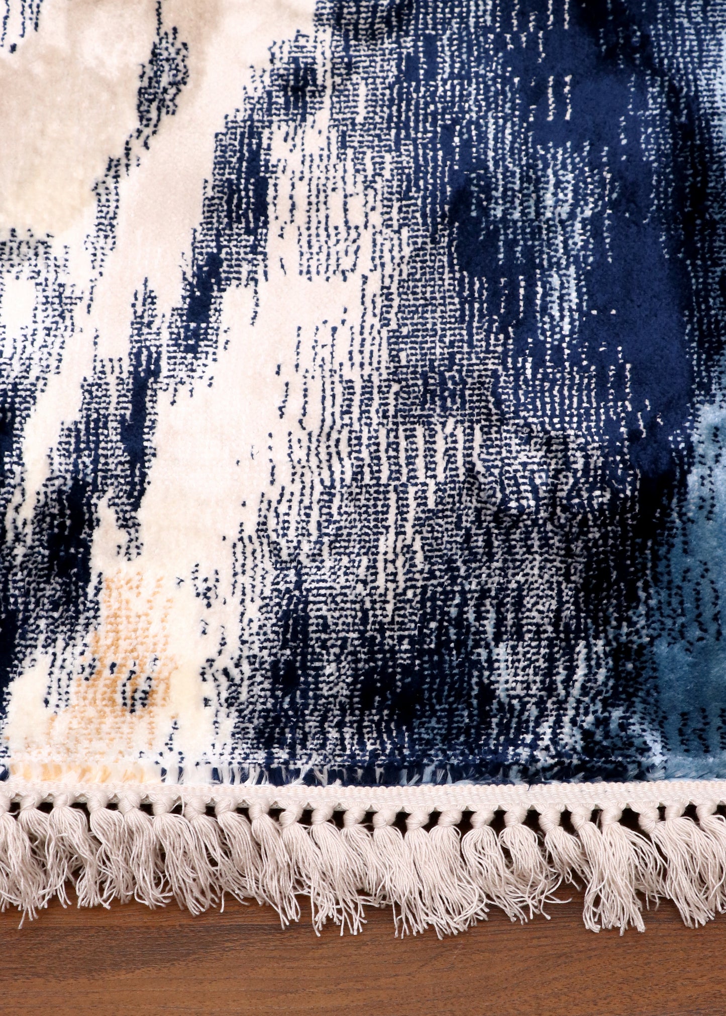 Azure Drift Abstract Turkish Rug
