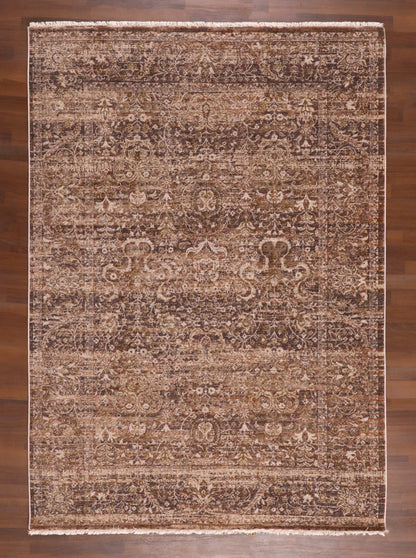 Imperial Distressed Turkish Rug - Earth & Umber