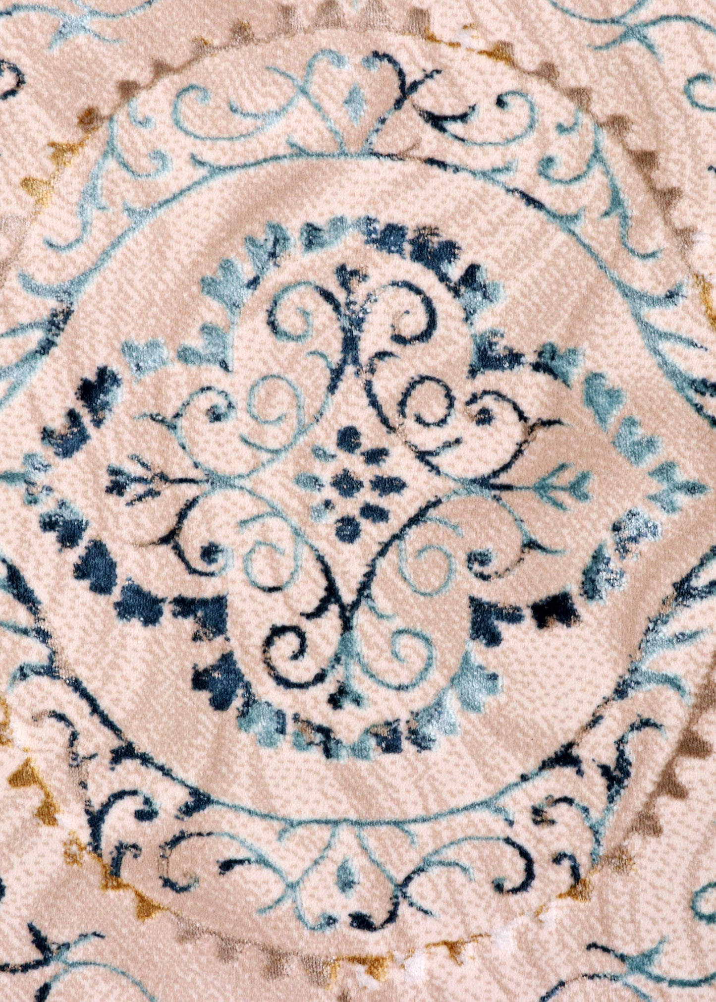 Turquoise Medallion Silk-Touch