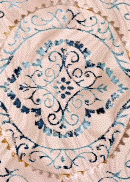 Turquoise Medallion Silk-Touch