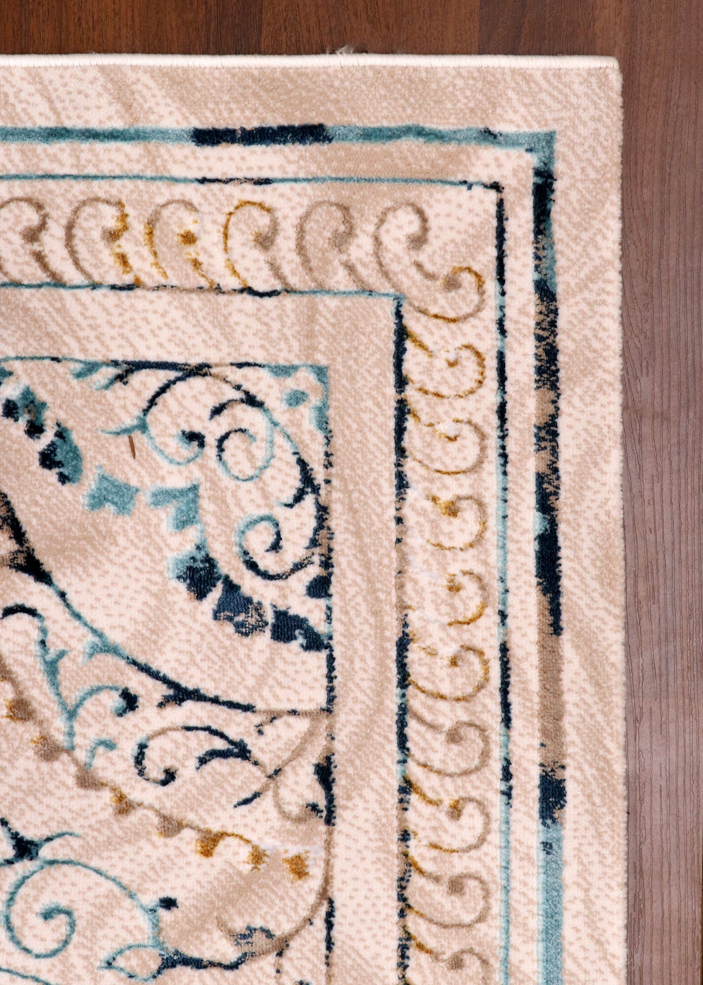Turquoise Medallion Silk-Touch