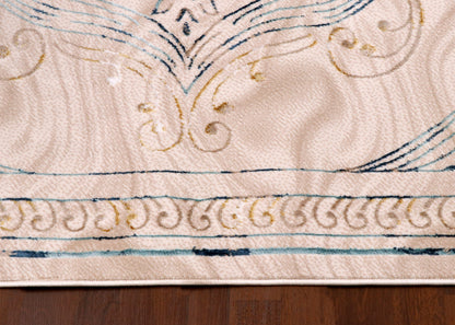 Turquoise Medallion Silk-Touch