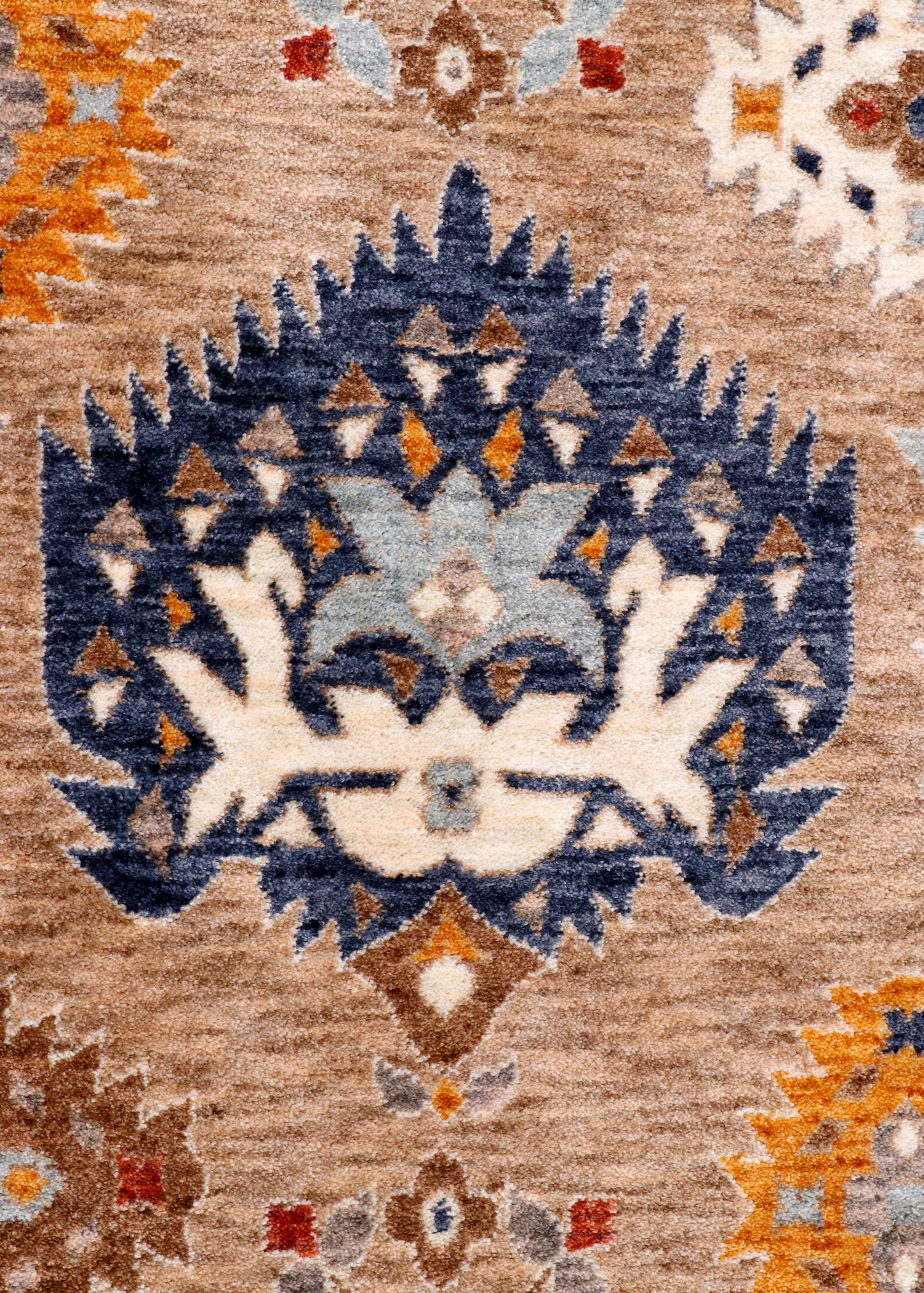Oushak Medallion Sand Rug