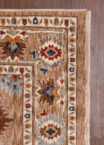 Oushak Medallion Sand Rug