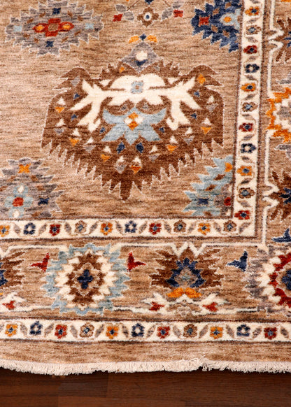 Oushak Medallion Sand Rug
