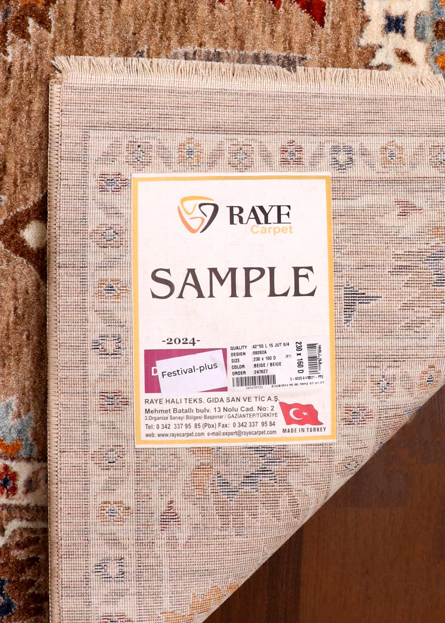 Oushak Medallion Sand Rug