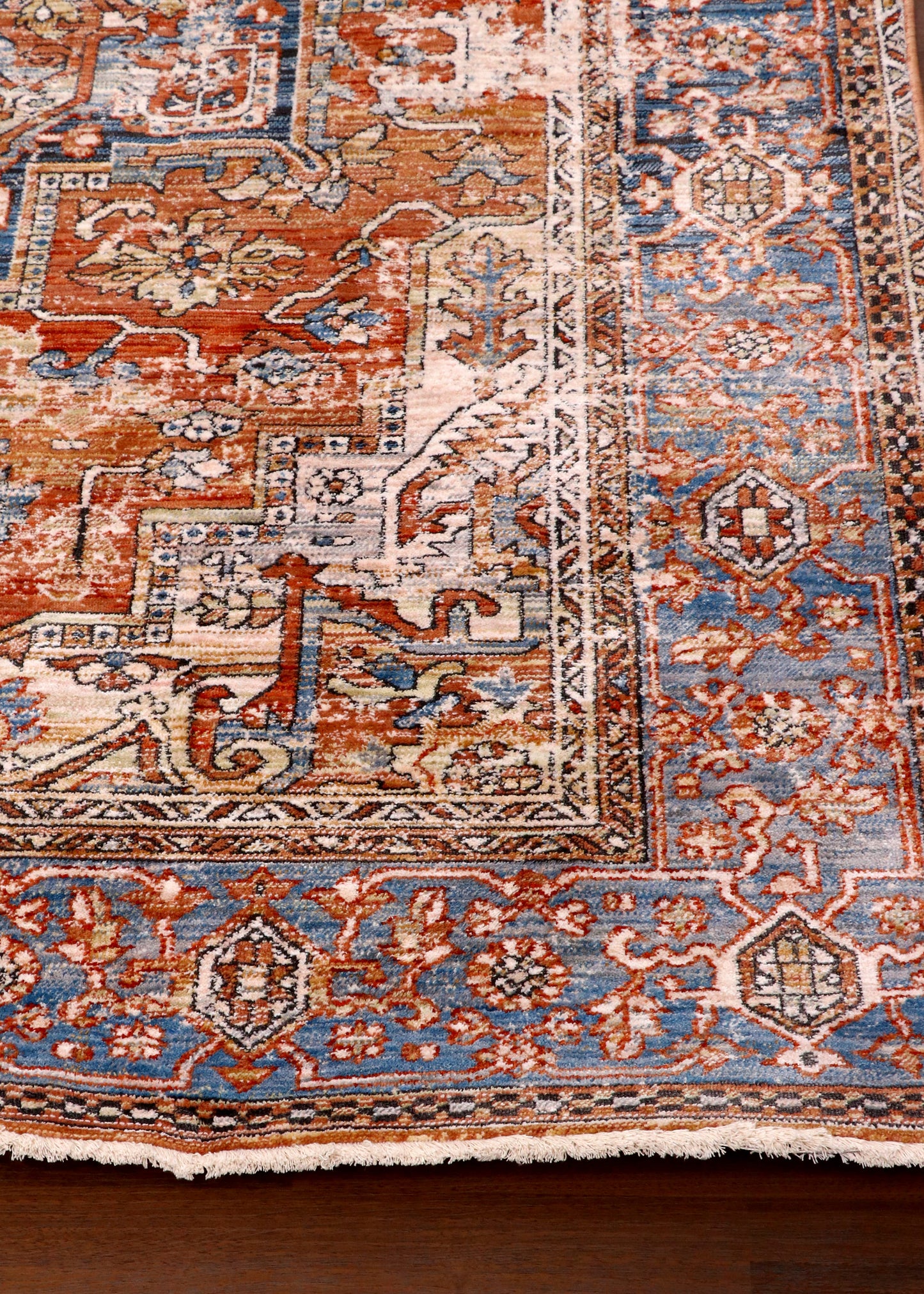 Saffron Vintage Distressed Turkish Rug