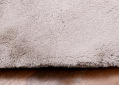 Gray Heart Shape Rug