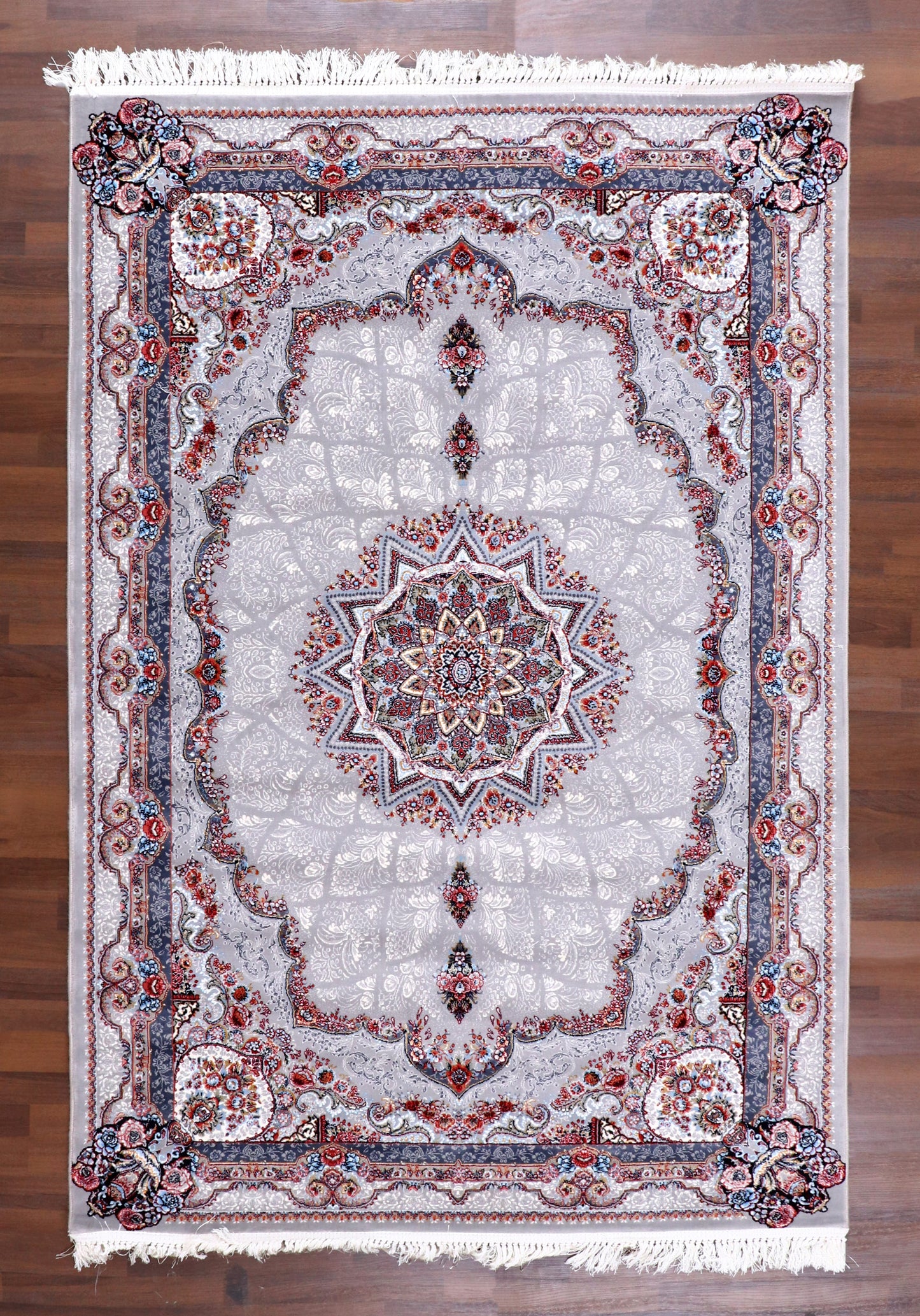 Charcoal & Silver Heritage Rug