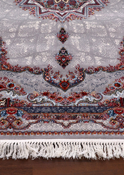 Charcoal & Silver Heritage Rug