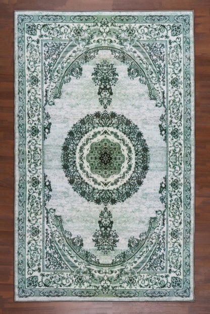 Heritage Emerald Medallion Rug