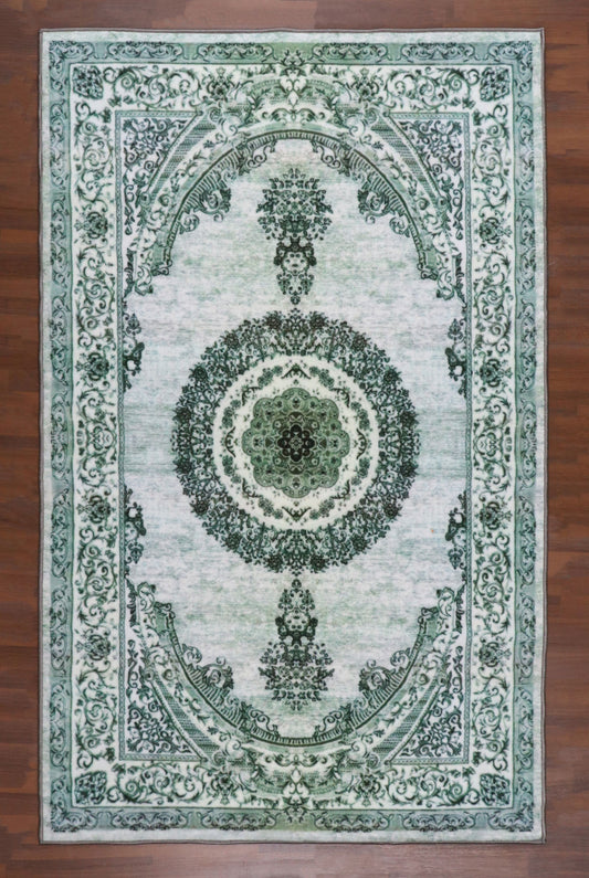 Heritage Emerald Medallion Rug