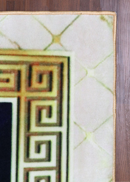 Gilded Stone Meander Rug