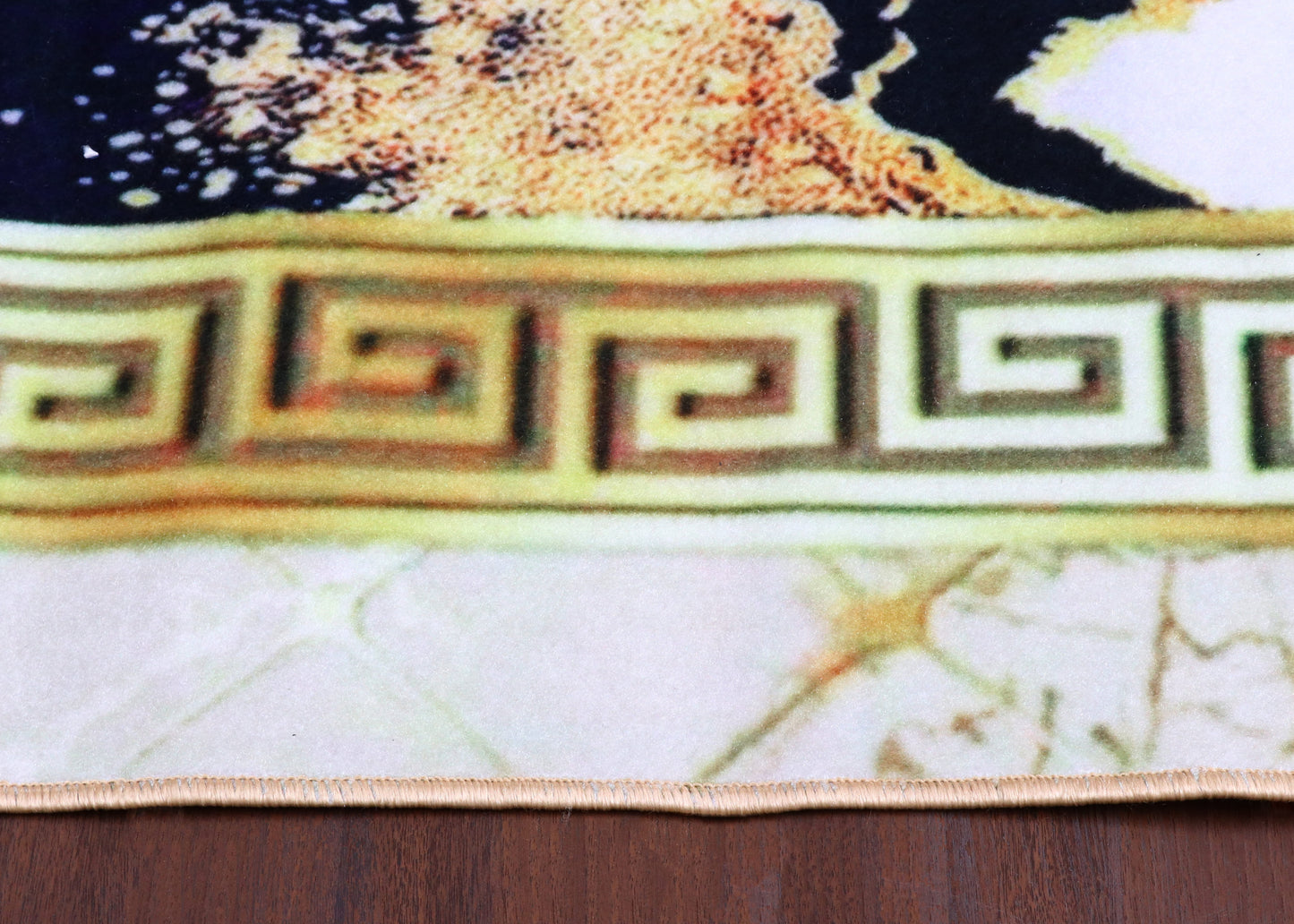 Gilded Stone Meander Rug