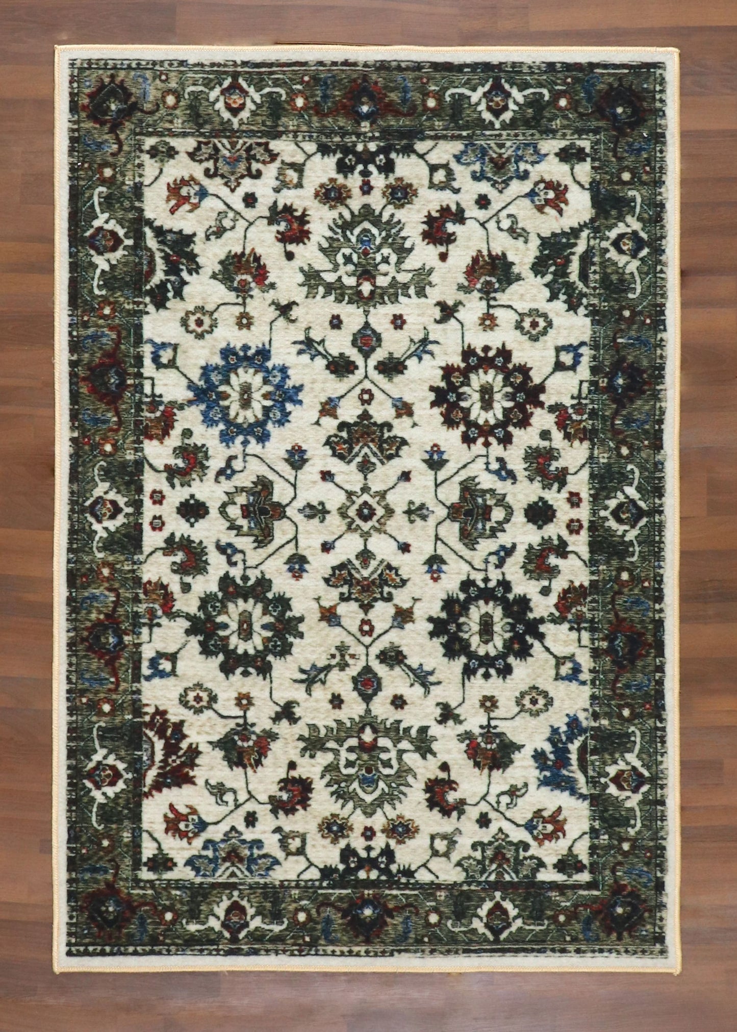 Legacy Floral Cream & Olive Rug