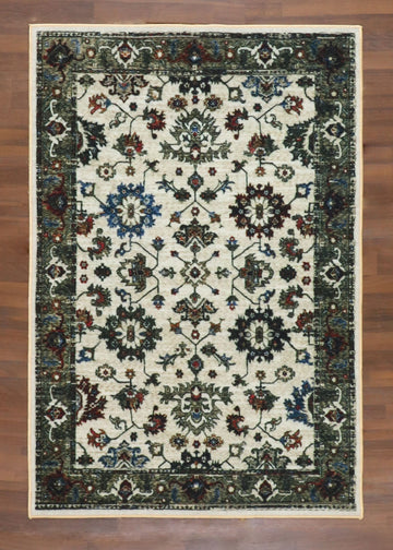 Legacy Floral Cream & Olive Rug