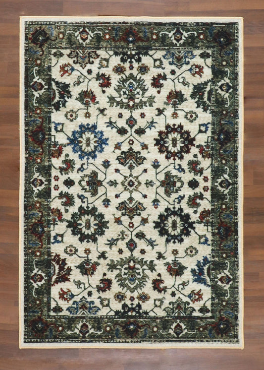 Legacy Floral Cream & Olive Rug