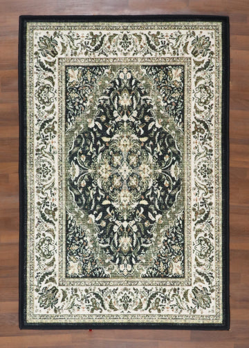 Sleek Sage & Onyx Medallion