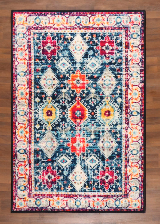Cosmic Navy Accent Rug