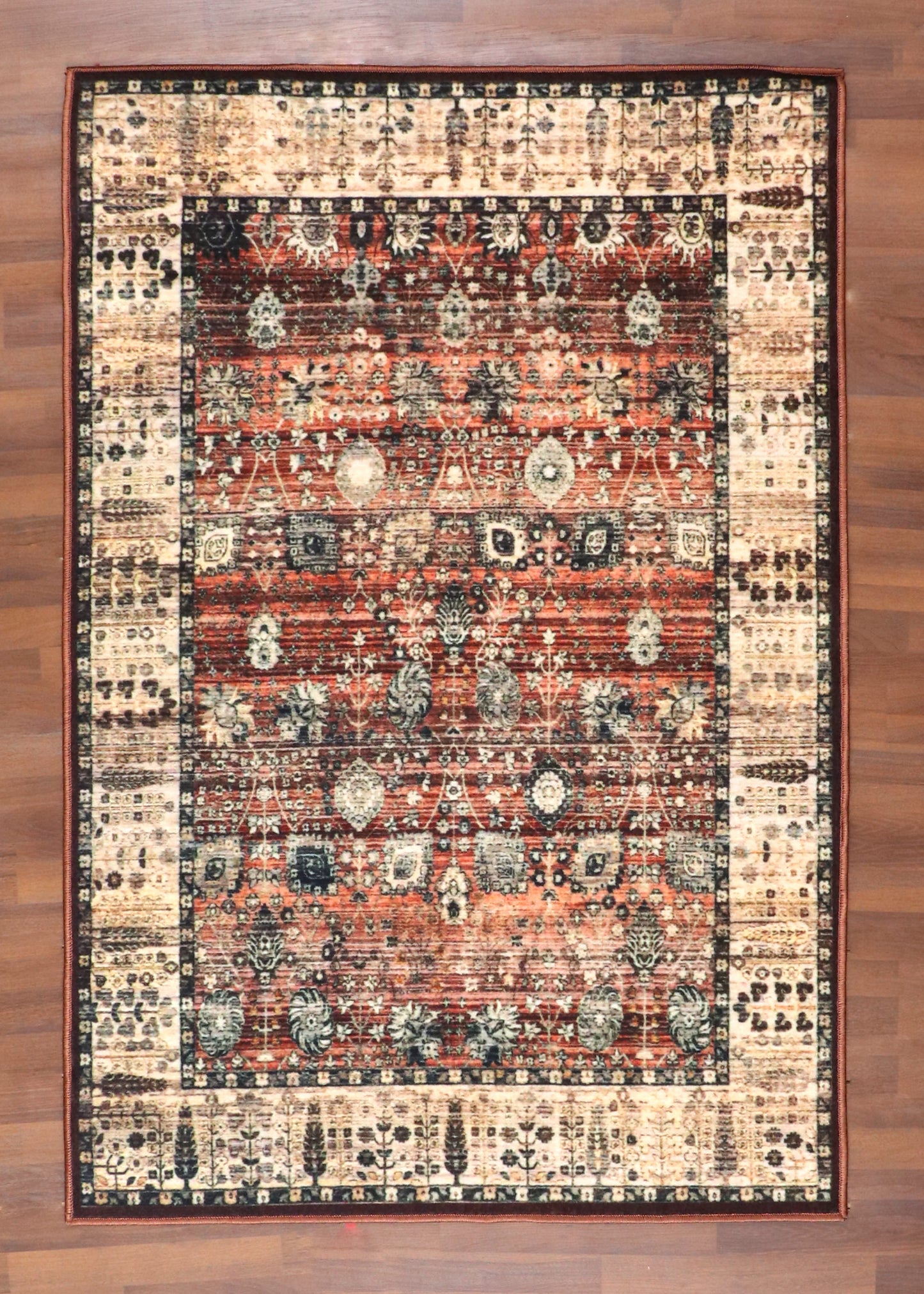 Rustic Fusion Printed Rug