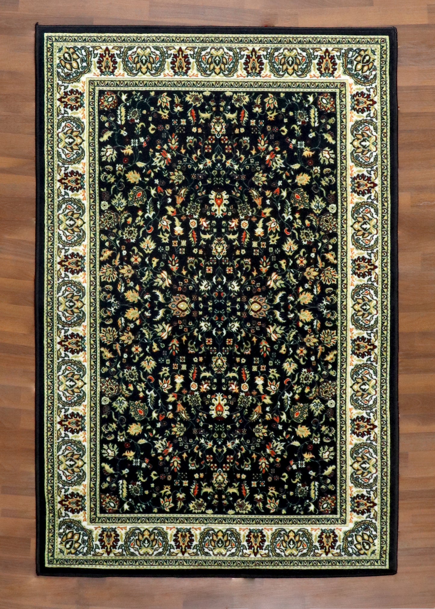 Noir Heritage Digital Print Rug