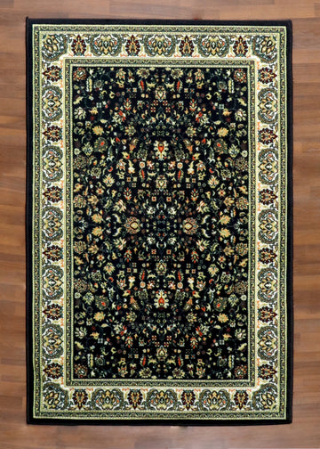 Noir Heritage Digital Print Rug